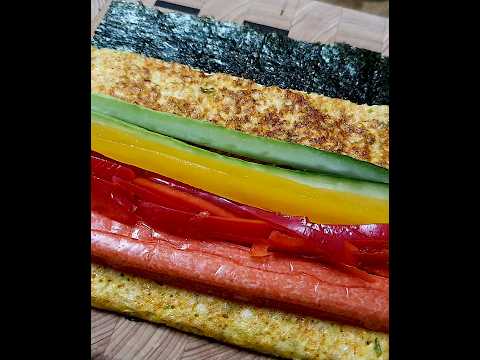 10kg 감량한 단백질 폭탄 밥없는 김밥👍 Korean Lunch Box Kimbap