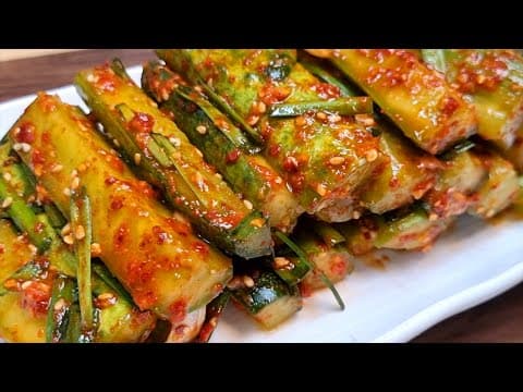 오이가 있다면 이렇게 만드세요 너무 맛있어요