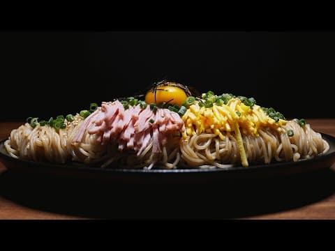 [자취요리] 한번 맛보면 환장하고 먹는 간장비빔국수 황금 레시피! 4K