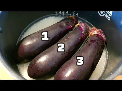 갑자기 손님이 들이닥치면 가지 3개를 밥솥에 던지세요! 순식간에 맛있는 음식이 차려집니다👍손님들이 다들 엄지척👍 간단하고 영양가 높은 가지밥