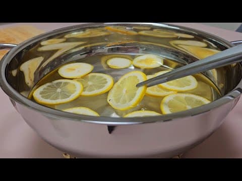 2주동안 레몬수 이렇게 드세요!! 200% 효과보는 의사쌤이 알려준 독소 배출과 내장지방 제거에 좋은 레몬수 만드는 방법