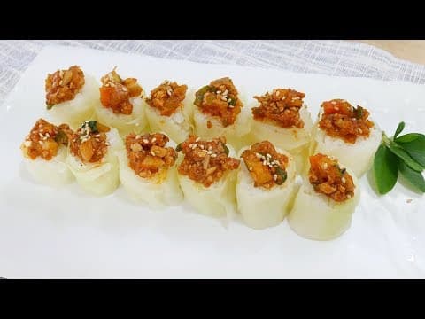 양배추 강된장쌈 ( Cabbage and Soybean Paste Sauce )