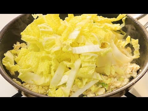 밥대신 배추를 이렇게 드세요! 영양가득 맛있는 한끼가 완성됩니다👍💯