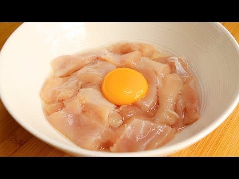 닭가슴살에 계란을 넣으세요! 부드럽고 색다른 조리법의 닭가슴살 계란 요리👍💯