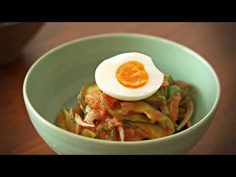 여름 내내 먹어도 절대 살찌지 않는 비빔국수, 너무 맛있어요😋  25kg 감량 노하우