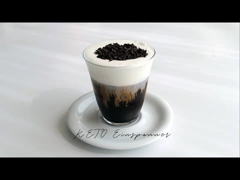 저탄수 다이어트 아인슈페너, 비엔나커피, KETO Einspanner, Vienna Coffee (LCHF, Ketogenic, 저탄고지, 키토간식, 다이어트 식단, 홈카페)