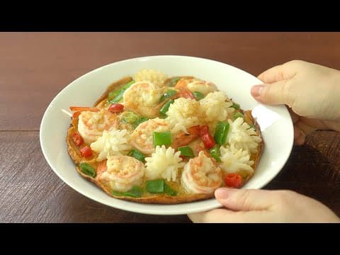 계란 2개로 이렇게 해드세요 :: 이색적이고 맛도 최고예요 :: 해물계란덮밥 :: Seafood Egg Rice Bowl