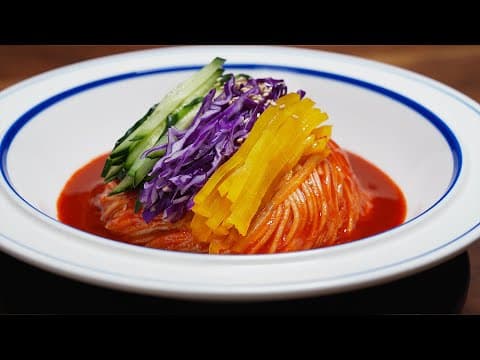 [자취요리] 한번 보면 평생 써먹는 비빔국수 | 양념장 레시피 4k