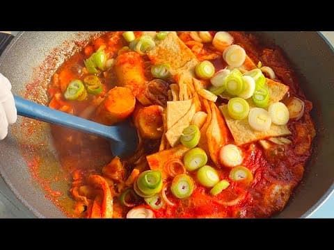 맛집보다 맛있는, 모두가 극찬하는 무떡볶이 레시피‼️
