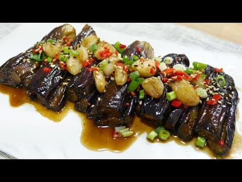 마늘가지조림 ( Braised eggplant )
