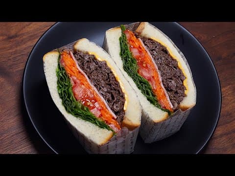 즉석 불고기 샌드위치 | 불고기 양념 | 불고기 맛있게 만드는법(4K)