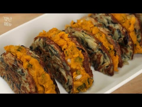 가지는 재료 하나만 추가하면 밥 대신 이렇게 드세요! 오늘도 건강하게 영양 가득한 가지 단호박요리