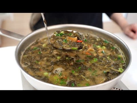 진긴 마트용 시래기도 부들부들~ 국물이 진국 구수한 '시래기국' 여기있어요