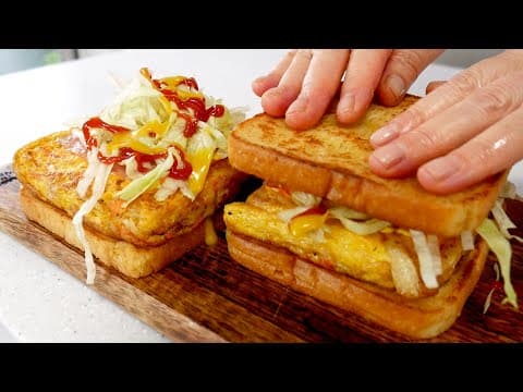 두툼두툼 인생 토스트 양배추토스트