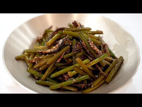 착한반찬 마늘쫑 아린맛 없이 간이 ✔쏙쏙 배려면 이렇게 볶아주세요. 마늘쫑볶음