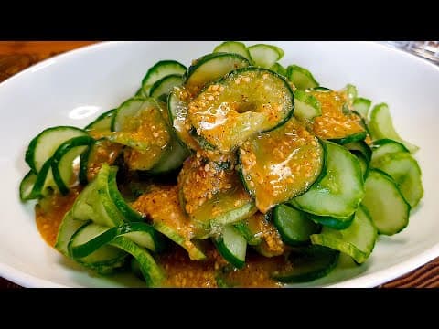 입맛 살리고 기운도 채우는 오이 참깨 샐러드🥒 오이 이렇게 먹으면 보약이 따로 없습니다