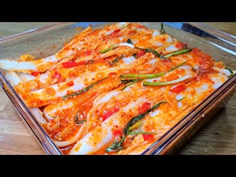 여름배추는 "이것" 넣고 절이세요  입에 착착 감기는 맛입니다