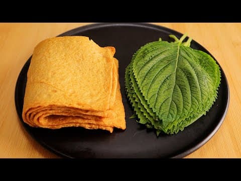 어묵과 깻잎으로 이렇게 드세요! 간단하면서 색다른 어묵 깻잎 요리👍💯
