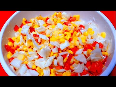 옥수수콘 있으세요? 간단요리 콘샐러드 끝내주는 맛입니다