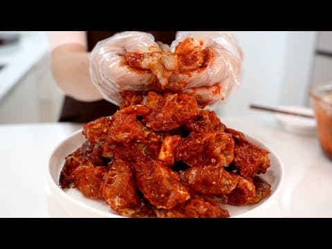 냉동꽃게로 집에서 인생 양념게장 만드세요~ (양념꽃게무침/명절밑반찬/추석밑반찬)