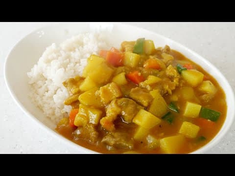 쉽게 봤던 카레 알고보면 순서가 매우 중요합니다!