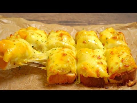 고구마 치즈 피자 이제 집에서 만들어드세요~!! 식빵 2개로 쉽고 간단하게! 에어프라이어 버전! 꿀맛!