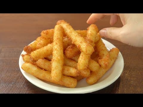 세상에 없던 치즈감자튀김 :: 치즈 크러스트 감자튀김 :: 감자요리 :: 감자간식 :: Fried Potatoes