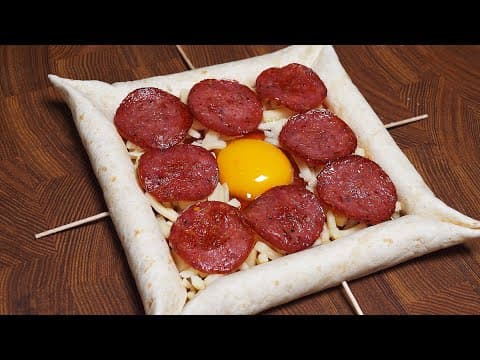 당신이 처음 보는 피자! NO 오븐! 후라이팬 5분 끝!