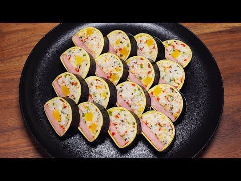 명절에 받은 스팸으로 김밥 만들기! 이렇게 만들면 정말 쉬워요!