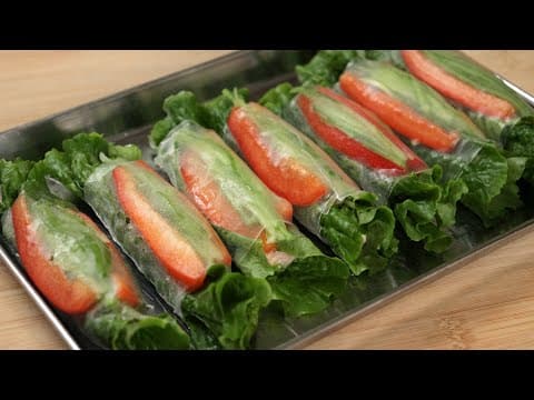 밥대신 상추를 이렇게 만들어 보세요~!! 살도 안 찌고 맛은 두배로 맛있어요👍