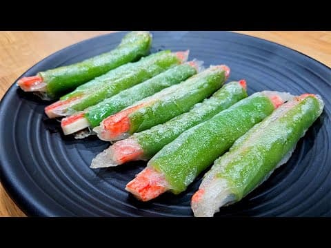 고추를 구워보세요 겉은 바삭 속은 촉촉합니다