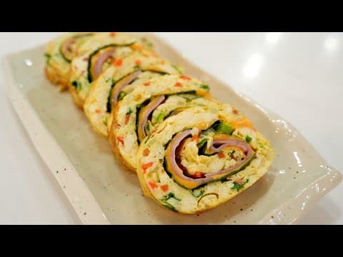 두부가 한모 다~ 들어가서 속이 든든한 계란말이!