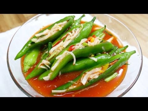 아삭고추 물김치( Pepper Watery kimchi )