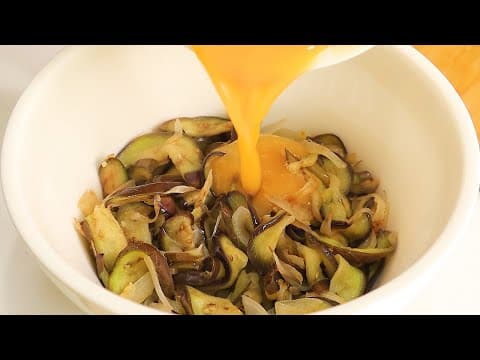 가지에 계란을 부으세요! 담백 고소하고 영양가득한 가지 계란 요리 2가지👍💯