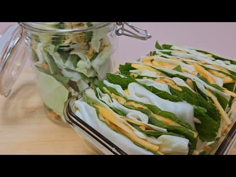 양배추와 사과는 이렇게 만들어 김치 대신 매일 챙겨드세요🍎뱃살 쭉쭉 빠져요🍃 (양배추요리,양배추사과초절임)