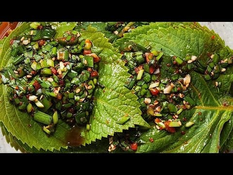 1:1:1만 기억하세요❗황금비율 간장양념으로 만드는 양념깻잎 깻잎김치