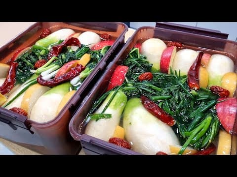 겨울동치미 끝판왕 이걸로 정착하세요