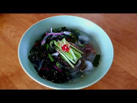 미역과 양파를 이렇게 먹었더니 체온이 내려가고 면역력은 증가했어요!! 무더운 여름 더위 먹지 말고 건강만 챙기세요🙏🙏🙏메밀국수, 미역냉국, 미역냉국수