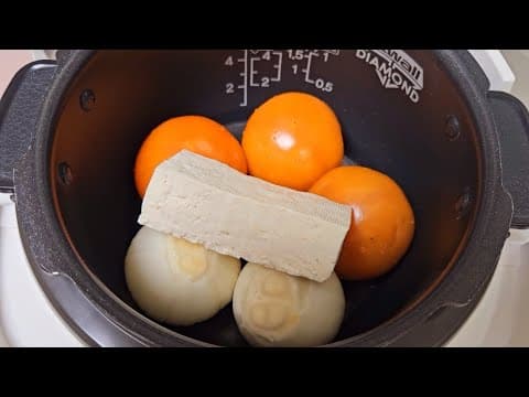 토마토와 두부를 밥솥에 넣어보세요🍅고기없이 2배 더 맛있고 다이어트 한끼로 좋습니다 (무수분 토마토카레 만들기)