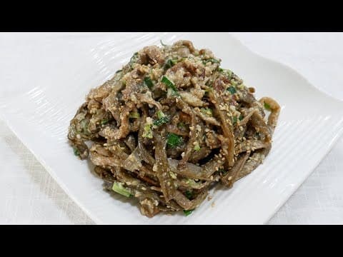 토란대볶음 ( Stir fried Taro stem )