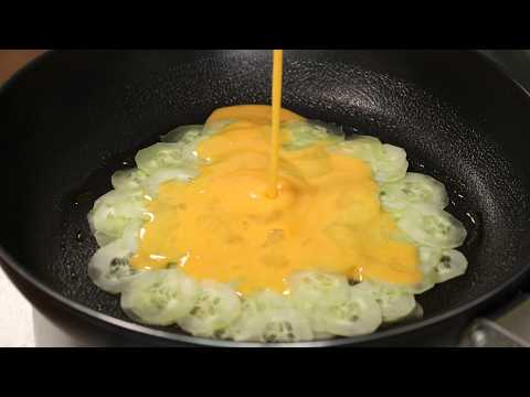 오이 있다면 꼭 계란물을 부어 보세요! 밀가루도 전분도 필요 없어요~