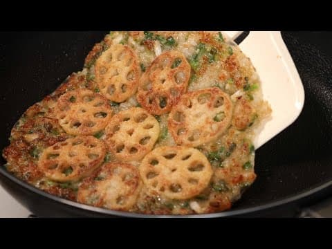 연근 무조건 이렇게 해 보세요! 바삭 쫀득 만들어 놓으면 순삭!! 맛도 영양도 최고입니다👍