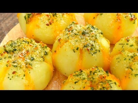 맥주안주 이렇게 드세요👍 갈릭 버터 포테이토~!! 감자요리! 에어프라이어 레시피!