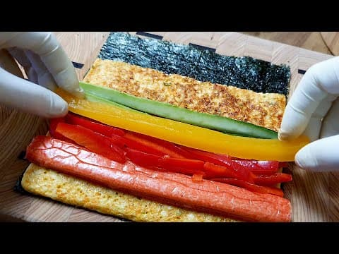 10kg 감량 비법! 배터지게 먹어도 살빠지는 단백질 폭탄 김밥 레시피👍💯밥 없는김밥,다이어트 김밥