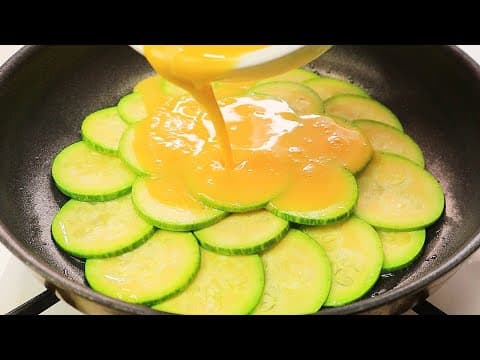 애호박에 계란을 부으세요! 영양가득 맛있는 한끼가 완성됩니다👍💯