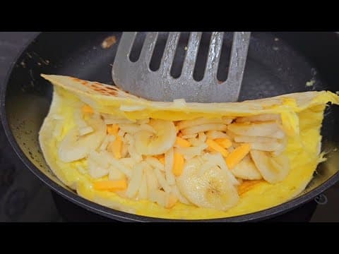 밥대신 바나나와 달걀은 이렇게 드세요!! 간단해서 아침이나 간편한 저녁 다이어트 한끼로 든든해요👍