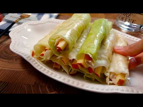 아침대신 양배추랑 사과를 이렇게 드세요! 염증, 해독에 좋은 속편하고 맛있는 다이어트 레시피👍다이어트 식단 Cabbage Recipe