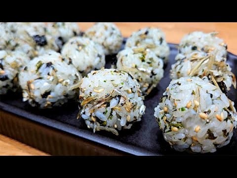 멸치주먹밥🧡 간단하면서 맛있어요