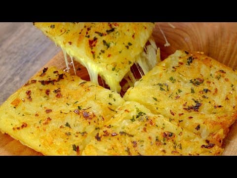 노밀가루! 감자로 만드는 갈릭 버터 토스트~!! 감자요리