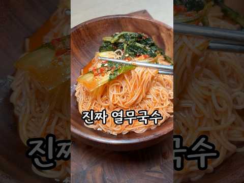 진짜 열무국수